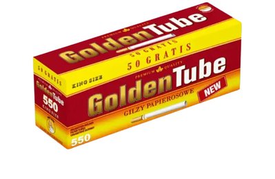 Гільзи GOLDEN TUBE 550 шт.(15мм. king size filter) 987644555 фото