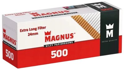 Гільзи Magnus 500 шт. (Extra Long Filter 24 мм) 12 фото