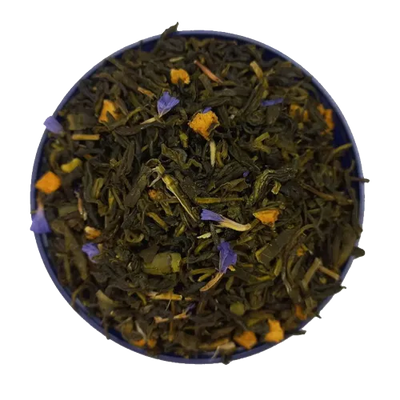 Чай суміш зеленого з чорним Маракуйя, 250г. 346345 фото